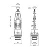 Купить Сливной клапан для бачка унитаза Agua SB04 с одним режимом слива, кнопка хромированная , SB04 / CV033436 , в категории Зеркала в ванную , от бренда Agua  Интернет-магазин сантехники ✓ Лучшие цены на рынке ✓ Огромный выбор ✓ Гарантия ✓ Заходите!