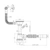 Купити Сифон для кухонной мойки Agua KS02R-1 3 1/2х40/50 мм с отводом для стиральной машины, с круглым переливом , KS02R-1 / CV033463 , в категории Сифони для кухонного миття , от бренда Agua  Інтернет-магазин сантехніки ✓ Кращі ціни на ринку ✓ Величезний