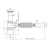 Купити Сифон для раковины Agua TB01 1 1/2х40/50 мм с литым выпуском , TB01 / CV033467 , в категории Сифони для умивальника , от бренда Agua  Інтернет-магазин сантехніки ✓ Кращі ціни на ринку ✓ Величезний вибір ✓ Гарантія ✓ Заходьте!