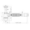 Купити Сифон для раковины Agua TB06 1 1/4х40/50 мм с литым выпуском , TB06 / CV033468 , в категории Сифони для умивальника , от бренда Agua  Інтернет-магазин сантехніки ✓ Кращі ціни на ринку ✓ Величезний вибір ✓ Гарантія ✓ Заходьте!