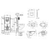Купити Комплект 4 в 1: Инсталляция Grohe Rapid SL 38840000 с панелью смыва Even 38966000 + унитаз A534UF Rimless с сиденьем Slim Soft Close дюропласт (UA38840966A) , UA38840966A / CV033583 , в категории  , от бренда GROHE  Інтернет-магазин сантехніки ✓ Кр
