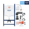 Купити Комплект 4 в 1: Инсталляция Grohe Rapid SL 38840000 с панелью смыва Even 38966000 + унитаз A534UF Rimless с сиденьем Slim Soft Close дюропласт (UA38840966A) , UA38840966A / CV033583 , в категории  , от бренда GROHE  Інтернет-магазин сантехніки ✓ Кр