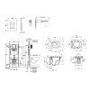 Купить Комплект 4 в 1: Установка GROHE Rapid SL 3 в 1 3884966Q + Унитаз безободковый Kroner Harz WHI493736 RIMLESS с сиденьем Slim Duroplast / Soft-close / Quick relase KH493736WHIR (3884966KH493736) , 3884966KH493736 / CV033601 , в категории  , от бренда