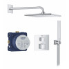 Купити Душевая система скрытого монтажа Grohe QuickFix Precision Cube c Vitalio Rain Mono 310 Cube 34879000 , 34879000 / CV033603 , в категории  , от бренда Grohe QuickFix  Інтернет-магазин сантехніки ✓ Кращі ціни на ринку ✓ Величезний вибір ✓ Гарантія ✓ 