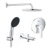 Купити Душевая система скрытого монтажа Grohe QuickFix Start UA202803R3 , UA202803R3 / CV033605 , в категории  , от бренда Grohe QuickFix  Інтернет-магазин сантехніки ✓ Кращі ціни на ринку ✓ Величезний вибір ✓ Гарантія ✓ Заходьте!