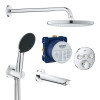 Купить Душевая система скрытого монтажа термостатическая Grohe QuickFix SmartControl UA202802R3 , UA202802R3 / CV033607 , в категории  , от бренда Grohe QuickFix  Интернет-магазин сантехники ✓ Лучшие цены на рынке ✓ Огромный выбор ✓ Гарантия ✓ Заходите!