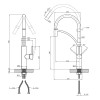 Купити Змішувач для кухні Kroner KRP Ersel - C03900BLK , Ersel-C03900BLK / CV033801 , в категории Змішувачі для кухні , от бренда Kroner  Інтернет-магазин сантехніки ✓ Кращі ціни на ринку ✓ Величезний вибір ✓ Гарантія ✓ Заходьте!