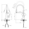 Купити Змішувач для кухні Kroner KRP Ersel - C03111BLK , Ersel-C03111BLK / CV033804 , в категории Змішувачі для кухні , от бренда Kroner  Інтернет-магазин сантехніки ✓ Кращі ціни на ринку ✓ Величезний вибір ✓ Гарантія ✓ Заходьте!