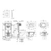 Купить Комплект 4 в 1: Установка Grohe Rapid SL 3 в 1 38772001 + Унитаз безободковый Kroner Harz WHI493736 RIMLESS с сиденьем Slim Duroplast / Soft-close / Quick relase KH493736WHIR (38772001KH493736) , 38772001KH493736 / CV033817 , в категории  , от брен