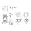 Купить Комплект 4 в 1: Инсталяция GROHE Rapid SL 3 в 1 3884966Q + Унитаз безободковый Kroner Harz WHI483632 TORNADO с сиденьем Slim Duroplast / Soft-close / Quick relase KH483632WHIT (3884966KH483632) , 3884966KH483632 / CV033820 , в категории  , от бренд
