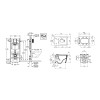 Купити Комплект 4 в 1: Инсталяция GROHE Rapid SL 3 в 1 3884966Q + Унитаз безободковый Kroner Eifel WHI523629 RIMLESS с сиденьем Slim Duroplast / Soft-close / Quick relase KE523629WHIR (3884966KE523629) , 3884966KE523629 / CV033821 , в категории  , от брен