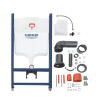Купити Комплект 4 в 1: Инсталяция GROHE Rapid SL 3 в 1 3884966Q + Унитаз безободковый Kroner Eifel WHI523629 RIMLESS с сиденьем Slim Duroplast / Soft-close / Quick relase KE523629WHIR (3884966KE523629) , 3884966KE523629 / CV033821 , в категории  , от брен