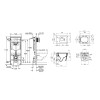 Купити Комплект 4 в 1: Инсталляция Grohe Rapid SL 3 в 1 38772001 + Унитаз безободковый Kroner Eifel WHI483429 TORNADO с сиденьем Slim Duroplast / Soft-close / Quick relase KE483429WHIT (38772001KE483429) , 38772001KE483429 / CV033823 , в категории  , от б