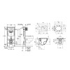 Купити Комплект 4 в 1: Инсталляция Grohe Rapid SL 3 в 1 38772001 + Унитаз безободковый Kroner Harz WHI483632 TORNADO с сиденьем Slim Duroplast / Soft-close / Quick relase KH483632WHIT (38772001KH483632) , 38772001KH483632 / CV033824 , в категории  , от бр
