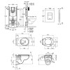 Купить Комплект 4 в 1: Установка GROHE Rapid SL 3 в 1 3884966Q + Унитаз безободковый Kroner Oker WHI533536 RIMLESS с сиденьем Slim Duroplast / Soft-close / Quick relase KO533536WHIR (3884966KO533536) , 3884966KO533536 / CV033827 , в категории  , от бренда