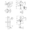 Купити Набор смесителей 4 в 1 для ванной комнаты и кухни Grohe QuickFix Start Black M-Size UA303301MK , UA303301MK / CV033954 , в категории  , от бренда Grohe QuickFix  Інтернет-магазин сантехніки ✓ Кращі ціни на ринку ✓ Величезний вибір ✓ Гарантія ✓ Захо