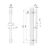 Купити Штанга для душу Kroner KRP Edelstahl Kubus - ESG230 , Kubus-ESG230 / CV034875 , в категории Душові набори , от бренда Kroner  Інтернет-магазин сантехніки ✓ Кращі ціни на ринку ✓ Величезний вибір ✓ Гарантія ✓ Заходьте!