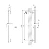 Купити Штанга для душу Kroner KRP Edelstahl Kubus - SCH230 , Kubus-SCH230 / CV034876 , в категории Душові набори , от бренда Kroner  Інтернет-магазин сантехніки ✓ Кращі ціни на ринку ✓ Величезний вибір ✓ Гарантія ✓ Заходьте!