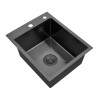 Купити Кухонна мийка Kroner KRP PVD Schwarze - 4050HM (3,0/1,0 мм) , PVD Schwarze-4050HM / CV035374 , в категории Кухонні мийки з нержавіючої сталі , от бренда Kroner  Інтернет-магазин сантехніки ✓ Кращі ціни на ринку ✓ Величезний вибір ✓ Гарантія ✓ Заход