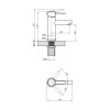Купити Змішувач для раковини Agua Elposo - INOX010 , Elposo-INOX010 / CV035459 , в категории Змішувачі для умивальника , от бренда Agua  Інтернет-магазин сантехніки ✓ Кращі ціни на ринку ✓ Величезний вибір ✓ Гарантія ✓ Заходьте!