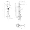 Купити Душова система Kroner KRP Vog - GRP064 , Vog-GRP064 / CV035565 , в категории Душові системи та панелі , от бренда Kroner  Інтернет-магазин сантехніки ✓ Кращі ціни на ринку ✓ Величезний вибір ✓ Гарантія ✓ Заходьте!