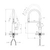 Купити Змішувач для кухні Kroner KRP Ersel - GBG03112BLK , Ersel-GBG03112BLK / CV035577 , в категории Змішувачі для кухні , от бренда Kroner  Інтернет-магазин сантехніки ✓ Кращі ціни на ринку ✓ Величезний вибір ✓ Гарантія ✓ Заходьте!