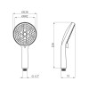 Купити Лійка для ручного душу Kroner Element 2801512901Z-0101 , Element 2801512901Z-0101 / CV036146 , в категории Ручні душі , от бренда Kroner  Інтернет-магазин сантехніки ✓ Кращі ціни на ринку ✓ Величезний вибір ✓ Гарантія ✓ Заходьте!