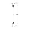 Купити Шланг для душу Grohe VitalioFlex Silver TwistStop 1500 мм 22109000 , 22109000 / CV037225 , в категории Душові шланги , от бренда GROHE  Інтернет-магазин сантехніки ✓ Кращі ціни на ринку ✓ Величезний вибір ✓ Гарантія ✓ Заходьте!