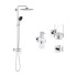 Душова система Grohe QuickFix Vitalio Comfort 26985001 з набором аксесуарів BF40961SC