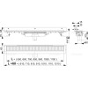 Купити Водосточний жолоб APZ1104-Flexible Low-550 з решіткою, Alcaplast APZ1104-550 , APZ1104-550 / 58a6278d-4387-4a21-aff0-3fa0bb09de58 , в категории Душові трапи , от бренда Alcaplast  Інтернет-магазин сантехніки ✓ Кращі ціни на ринку ✓ Величезний вибір