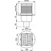 Купити Дощовий ливневий лоток 105x105, випуск прямий, Alcaplast APV6111 , APV6111 / e0329df0-32ae-4899-865c-d4e594fa0aba , в категории Душові трапи , от бренда Alcaplast  Інтернет-магазин сантехніки ✓ Кращі ціни на ринку ✓ Величезний вибір ✓ Гарантія ✓ За
