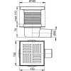 Купить Зливний трап 105x105, підводка–бокова, Alcaplast APV5211 , APV5211 / 34754ddb-8f1f-4ad2-a225-06dd6a363f36 , в категории Душевые трапы , от бренда Alcaplast  Интернет-магазин сантехники ✓ Лучшие цены на рынке ✓ Огромный выбор ✓ Гарантия ✓ Заходите!