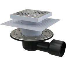 Зливний трап 150x150/50/75, підводка–бокова, Alcaplast APV3444