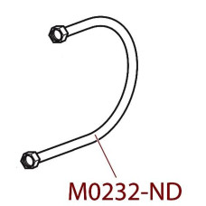 Шланг гнучкий нейлон 3/8"–3/8" × 400, Alcaplast M0232-ND