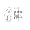 Купить Round Arc змішувач для ванни/душа прихованого монтажу, Koller Pool RA10150 , RA10150 / 507f4c39-3e25-4ecd-8470-4adb160ea997 , в категории Смесители для душа , от бренда Koller Pool  Интернет-магазин сантехники ✓ Лучшие цены на рынке ✓ Огромный выбо