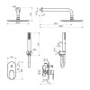 Купити Round Arc набір для комплектації душа, Koller Pool RASC0450 , RASC0450 / bb8a945a-1f86-4eb6-a216-958c12678253 , в категории Душова програма , от бренда Koller Pool  Інтернет-магазин сантехніки ✓ Кращі ціни на ринку ✓ Величезний вибір ✓ Гарантія ✓ З
