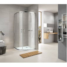 R90RG Душова кабіна ROUND напівкругла 900x900x1900 мм скло grape, Koller Pool R90RG