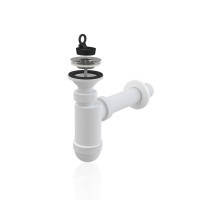 Сифон для умывальника d40 с нержавеющей решеткой d63 (KollerPool), Koller Pool R40LC