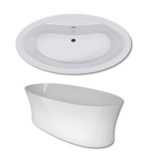 Ванна Desing Plus 194х100 + панель + ніжки, Koller Pool DESIGNPLUSPFWBW