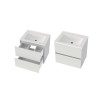 Купить Тумба консольна NEON CUBE 600 (біла) з умивальником GLR 60, Koller Pool NC600BLP , NC600BLP / 02e39af3-8fb0-4de1-a4b6-bf2a2e1ec3de , в категории Шкафы под умывальник , от бренда Koller Pool  Интернет-магазин сантехники ✓ Лучшие цены на рынке ✓ Огро