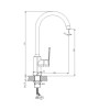Купить СТИЛЬ смеситель для кухни C-излив, Koller Pool SL0500 , SL0500 / 0b159a41-1d9e-11eb-b5d4-90e2ba834789 , в категории Смесители для кухни , от бренда Koller Pool  Интернет-магазин сантехники ✓ Лучшие цены на рынке ✓ Огромный выбор ✓ Гарантия ✓ Заходи
