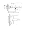 Купить AQUA смеситель для ванны, Koller Pool AQ0100 , AQ0100 / e34ab703-1de3-11eb-b5d4-90e2ba834789 , в категории Смесители для ванной , от бренда Koller Pool  Интернет-магазин сантехники ✓ Лучшие цены на рынке ✓ Огромный выбор ✓ Гарантия ✓ Заходите!