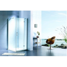 Душева кабіна прямокутна, розкладна, скло 6мм 100*80, Koller Pool K100DC+K80PC