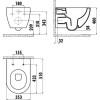 Купить Установка AlcaPlast 4в1 AM101/1120 с черной матовой круглой кнопкой M678 + подвесной унитаз Free Black matt Rim-off, Koller Pool AM101/1120-4:1 UA M678-0001 + FE322-11SM00E-0000 + KC0903.01 , AM101/1120-4:1 UA M678-0001 + FE322-11SM00E-0000 + KC090