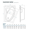 Купити Ванна Nadine нова 150х100 L, Koller Pool NADINENEW150X100L , NADINENEW150X100L / 69329d49-a0f0-491c-b612-5b872cda19a6 , в категории Ванни , от бренда Koller Pool  Інтернет-магазин сантехніки ✓ Кращі ціни на ринку ✓ Величезний вибір ✓ Гарантія ✓ Зах
