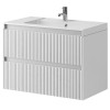 Купить Тумба консольна LINE 800 (білий матовий) з умивальником, Koller Pool LN0789WHITE , LN0789WHITE / 4af42d81-fac9-11ed-bb68-a0423f42a789 , в категории Шкафы под умывальник , от бренда Koller Pool  Интернет-магазин сантехники ✓ Лучшие цены на рынке ✓ О