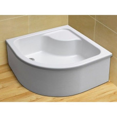 Піддон глибокий 90*90 напівкруглий R550 (комплект: ніжки + панель), Koller Pool 45 241