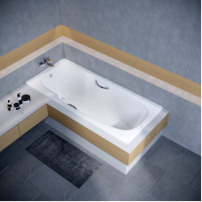 Ванна Koller Pool Atlantica, 180x80, з антискользящим покриттям, з отвором, Koller Pool B80JTI00E