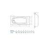 Купити Ванна Koller Pool Atlantica, 180x80, з антискользящим покриттям, з отвором, Koller Pool B80JTI00E , B80JTI00E / 04bf13b1-fd02-4a98-a977-40f07be952aa , в категории Ванни , от бренда Koller Pool  Інтернет-магазин сантехніки ✓ Кращі ціни на ринку ✓ Ве