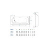 Купить Ванна Liberty 160х70, Koller Pool B60C2200E , B60C2200E / dc79f73a-a247-43ee-ad33-0df067734d9d , в категории Ванны , от бренда Koller Pool  Интернет-магазин сантехники ✓ Лучшие цены на рынке ✓ Огромный выбор ✓ Гарантия ✓ Заходите!